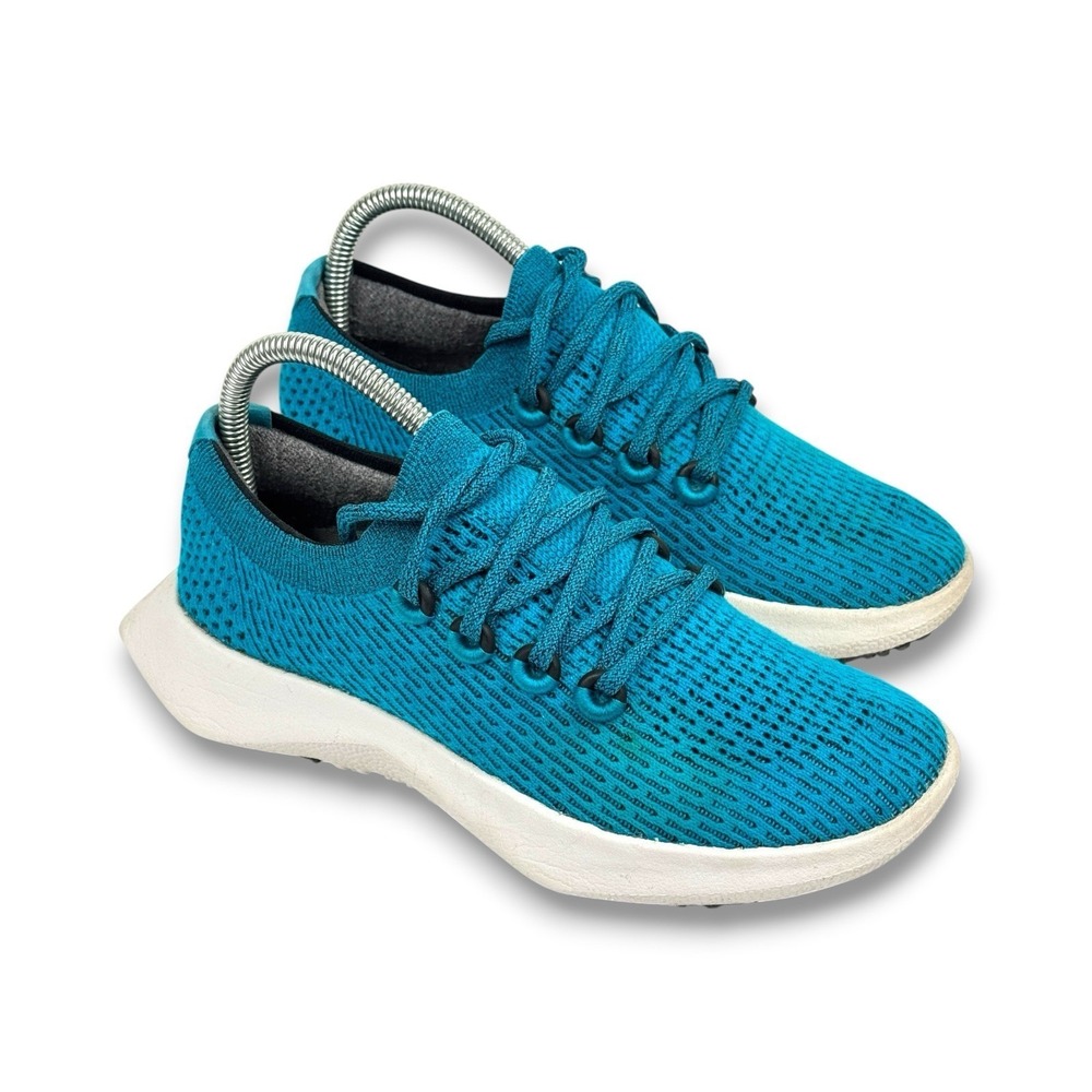 Allbirds Tree Dasher 2 Athletic Running Shoes Womens Sz 6.5 Blue Breathable Mesh